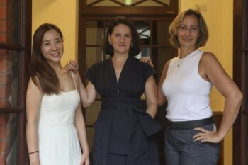 three women fighting against women's health issues in Hong Kong